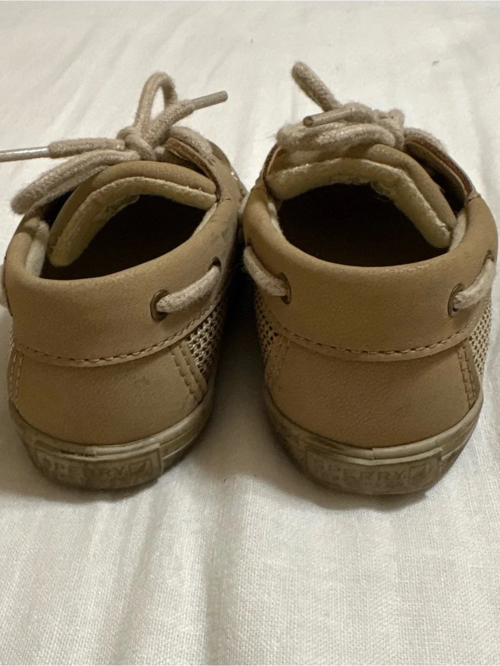 Sperry’s toddler Tan Boat Shoes - Classic Lace-Up Design
